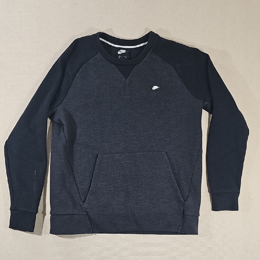 Nike Men's Charcoal Crewneck Sweater